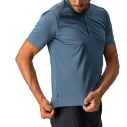 Castelli Tech 2 Polo Shirt - Men's -Castelli LIGSTEBLU D3