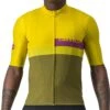 Castelli A Blocco Short Sleeve Jersey (Amethyst/Green Apple/Avocado Green) (S)