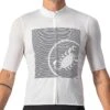 Castelli Bagarre Short Sleeve Jersey (Ivory/Savile Blue) (L)