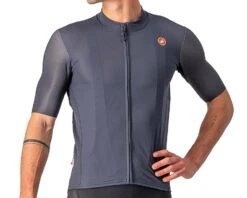 Castelli Endurance Elite Short Sleeve Jersey (Dark Grey) (2XL)