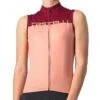 Castelli Velocissima Sleeveless Jersey (Blush/Bordeaux) (S)