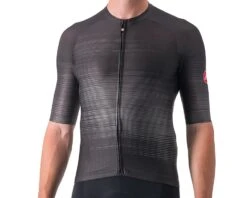 Castelli Aero Race 6.0 Short Sleeve Jersey (Light Black) (S)