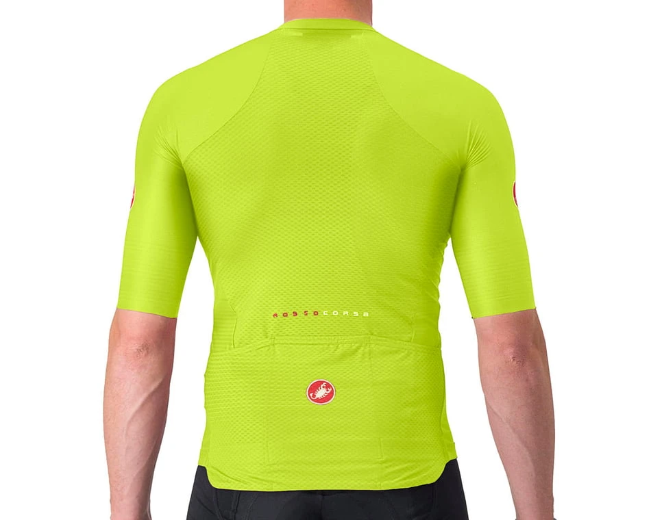 Castelli Aero Race 6.0 Short Sleeve Jersey (Electic Lime) (L) 2 Castelli Aero Race 6.0 Short Sleeve Jersey (Electic Lime) (L) - Image 2