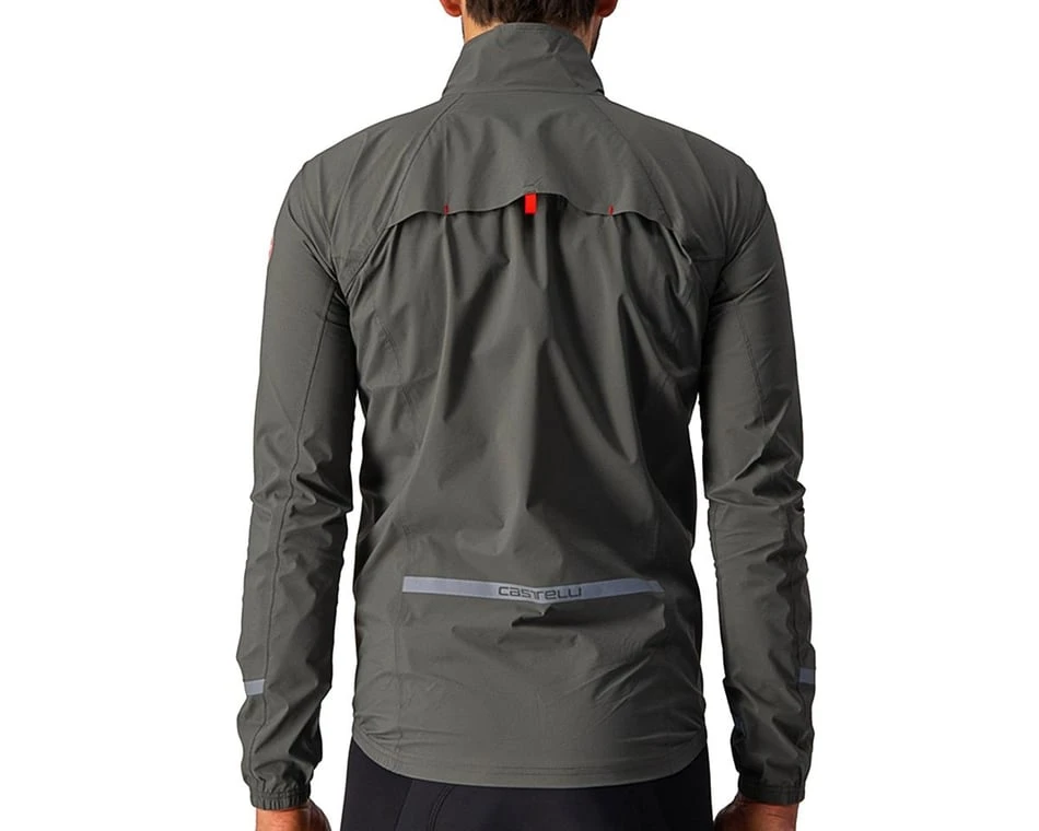 Castelli Men's Emergency 2 Rain Jacket (Military Green) (S) 2 Castelli Men's Emergency 2 Rain Jacket (Military Green) (S) - Image 2
