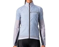 Castelli Women's Squadra Stretch Jacket (Silver Grey/Dark Grey) (XS)