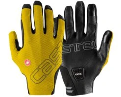 Castelli Unlimited Long Finger Gloves (Goldenrod) (S)