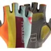 Castelli Competizione 2 Gloves (Defender Green/Dark Red/Bordeaux/Passion Fruit) (S)