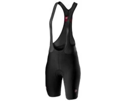 Castelli Women's Velocissima 2 Bib Shorts (Black/Dark Grey) (XS)