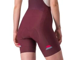 Castelli Women's Prima Bib Shorts (Deep Bordeaux/Persian Red) (S) -Castelli l20062625 2 3