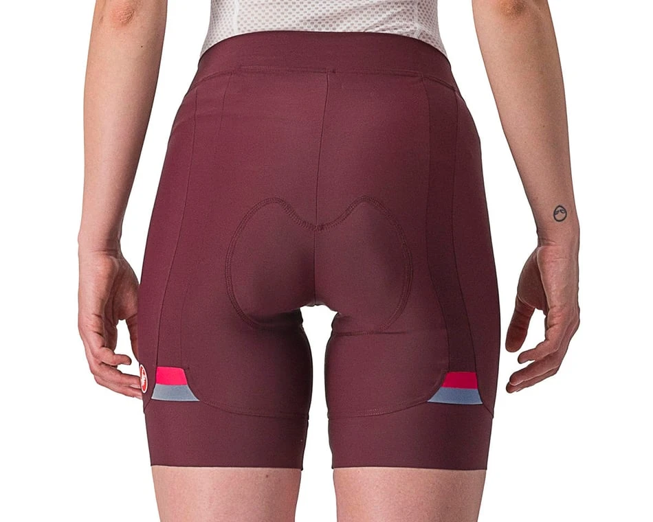 Castelli Women's Prima Shorts (Deep Bordeaux/Persian Red) (S) 2 Castelli Women's Prima Shorts (Deep Bordeaux/Persian Red) (S) - Image 2