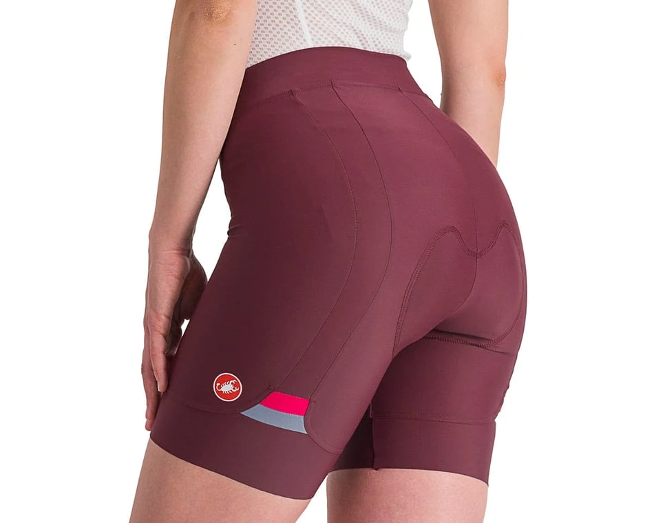 Castelli Women's Prima Shorts (Deep Bordeaux/Persian Red) (S) 3 Castelli Women's Prima Shorts (Deep Bordeaux/Persian Red) (S) - Image 3