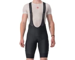 Castelli Unlimited Cargo Bib Shorts (Black) (S)