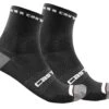 Castelli Rosso Corsa Pro 9 Socks (Black) (S/M)