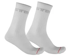 Castelli Distanza 20 Socks (White) (S/M)