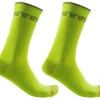 Castelli Distanza 20 Socks (Electric Lime) (L/XL)
