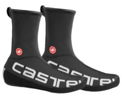 Castelli Diluvio UL Shoe Covers (Black/Silver Reflex) (S/M)