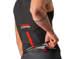 Castelli Free Tri 2 Sleeveless Top (Black) (M) -Castelli t8622091010 3 2