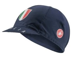 Castelli Team Italia Cycling Cap (Blue) (Universal Adult)